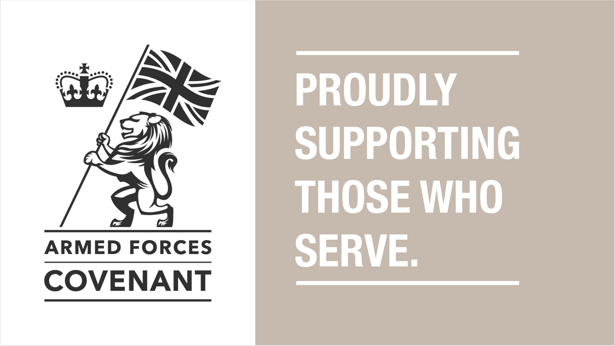 Armed Forces Covenant – Proudly Supporting